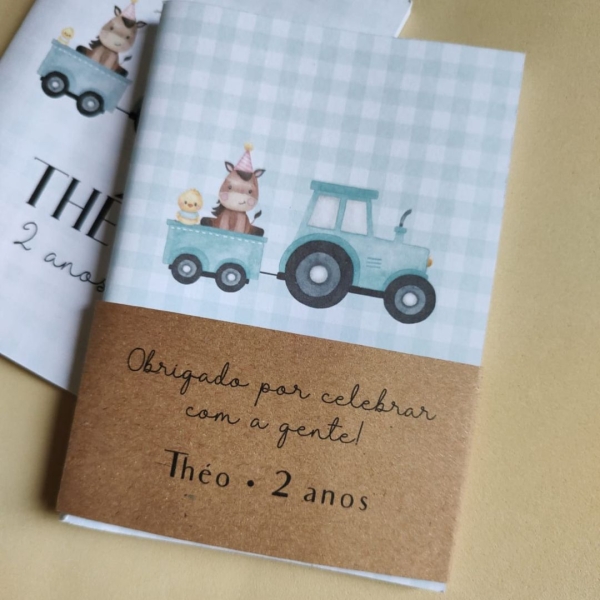 Mini livro de colorir sem lápis/com faixa e atividades