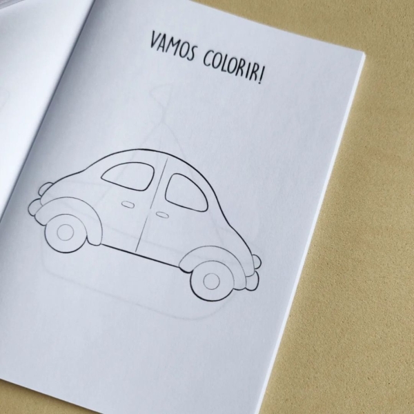 Mini livro de colorir - com mini lápis MODELO BABY - Image 4