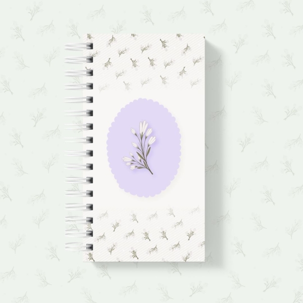 Planner Slim - Campo Lilás