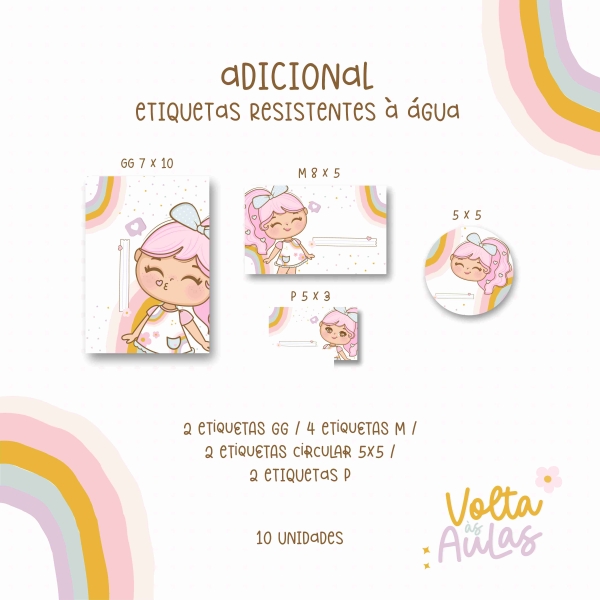 ETIQUETAS RESISTENTES À ÁGUA